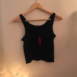 Brandy  Melville Cropped Devil Tank Top